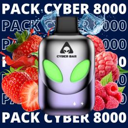 PACK 9 UNIDADES CYBER 8000 - 8000 Puffs cada - SEM NICOTINA