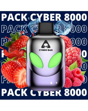 PACK 9 UNIDADES CYBER 8000 - 8000 Puffs cada - SEM NICOTINA