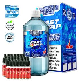 PACK BASE E NIKOVAPS 70/30 1 Litro - FAST4VAP