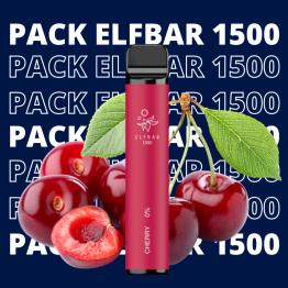 Pack Descartáveis ElfBar 1500 Puffs Sem Nicotina - 8 unidades