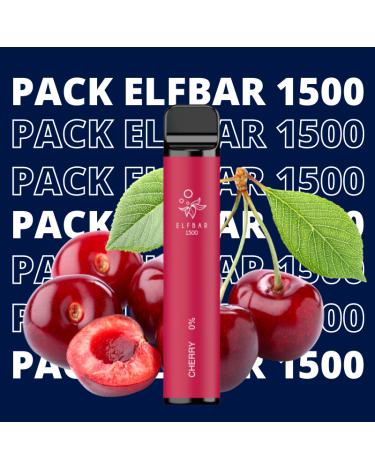 Pack Descartáveis ElfBar 1500 Puffs Sem Nicotina - 8 unidades