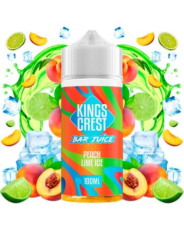 Peach Lime Ice 100ml + Nicokits - Kings Crest Bar Juice