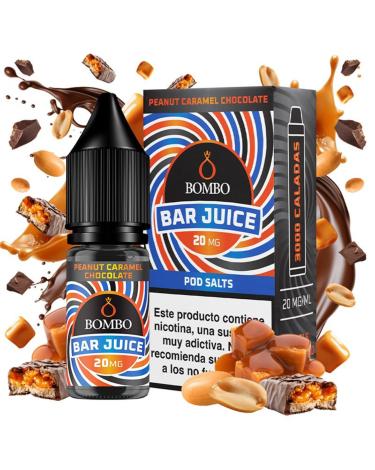 Peanut Chocolate Caramel 10ml - Bombo Bar Juice Salt