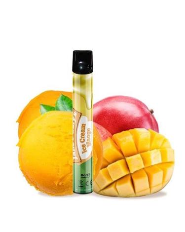 Pod Descartável Ice Cream Mango 600 puffs - Wpuff y Liquideo