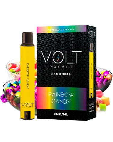 Pod Descartável Rainbow Candy 600puffs - SEM NICOTINA - Volt Pocket