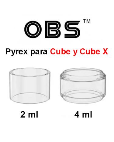 Pyrex / Glass para Cube y Cube X 2 ml y 4 ml – OBS Pyrex