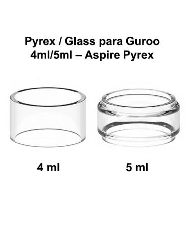 Pyrex / Glass para Guroo 4ml/5ml – Aspire Pyrex