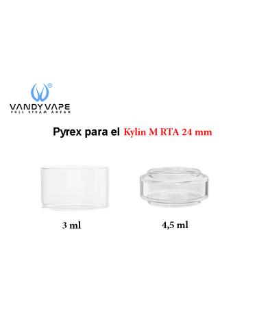 Pyrex / Glass para Kylin M RTA 24 mm – Vandy Vape Pyrex