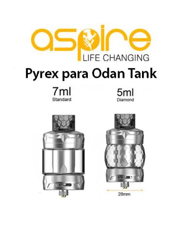 Pyrex / Glass para Odan Tank 5 ml y 7 ml – Aspire Pyrex