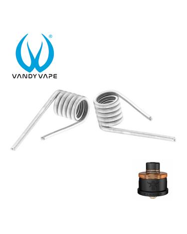 Requiem Fused Clapton Ni80 27GA*2+40GA - 0.26Ω (10 Uds) - Vandy Vape