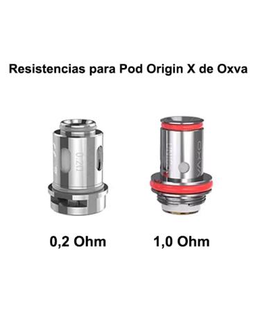 Coils UNICOIL de substituição para Pod Origin X da Oxva 0,2 ohm e 1,0 ohm