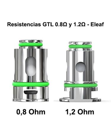 Resistores GTL 0,4Ω - 0,8Ω e 1,2Ω - Bobina Eleaf