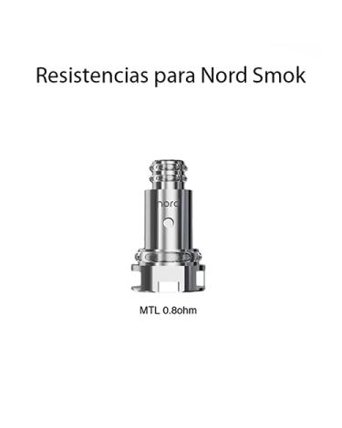 Bobinas para Pod Nord MESH MTL 0.8Ω - Smok