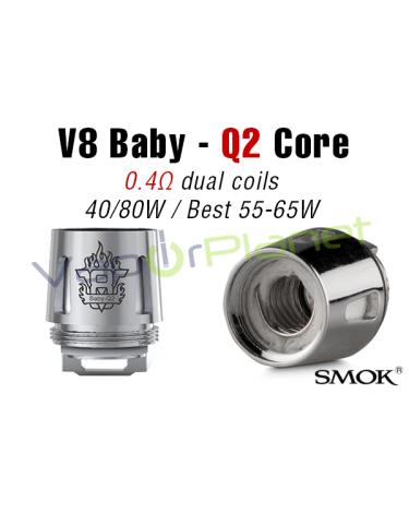 Resistencias Q2 0.4 Ohm TFV8 Baby