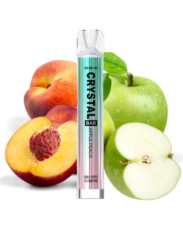 Ske Descartável Crystal Bar APPLE PEACH 20mg