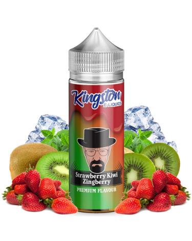 Strawberry Kiwi Zingberry Kingston E-liquids 100ml + Nicokits Gratis