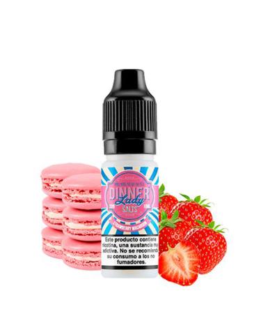 STRAWBERRY MACAROON - DINNER LADY SALT 10 ml - 20 mg - Líquido con SALES DE NICOTINA