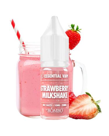 Strawberry Milkshake - Essential Vape Nic Salts by Bombo 10 ml