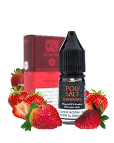 STRAWBERRY - POD SALT 10 ml - Líquido con SALES DE NICOTINA