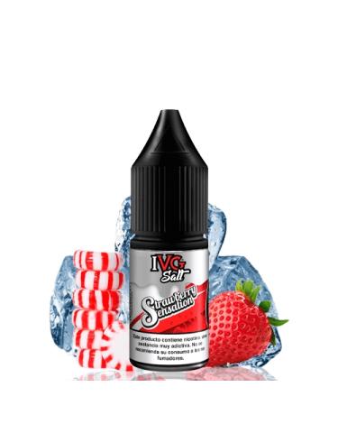 STRAWBERRY SENSATION 10 ml - I VG - Líquido con SALES DE NICOTINA