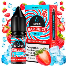 Super Strawberry Ice 10ml - Bar Juice by Bombo