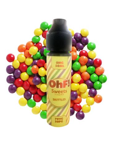 Sweets Skittles 50ml + Nicokits gratis - OhFruits E-Liquids